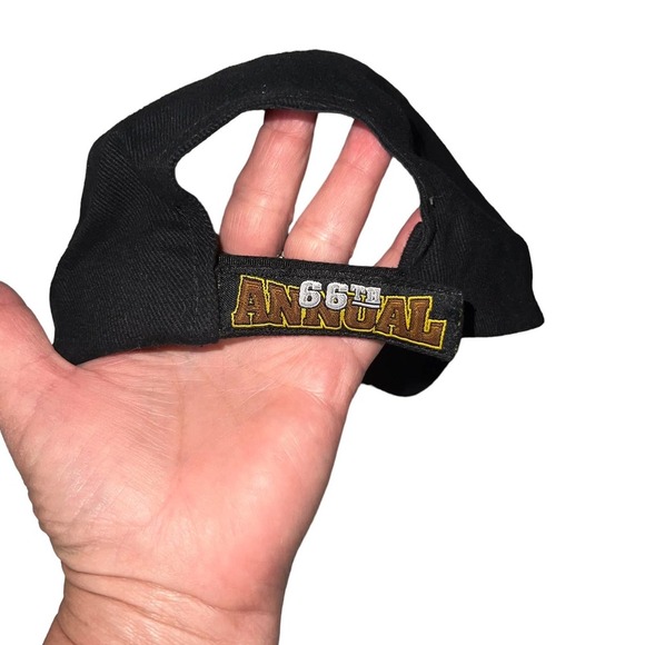 Bike Week 2006 Myrtle Beach Black Self Fastening Trucker Cap NWOT - Picture 3 of 10